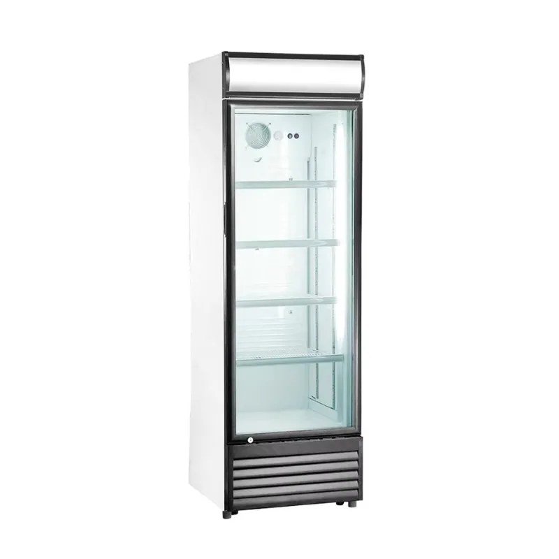 Convenience store glass freezer 220V vertical freezer, a glass door refrigerator