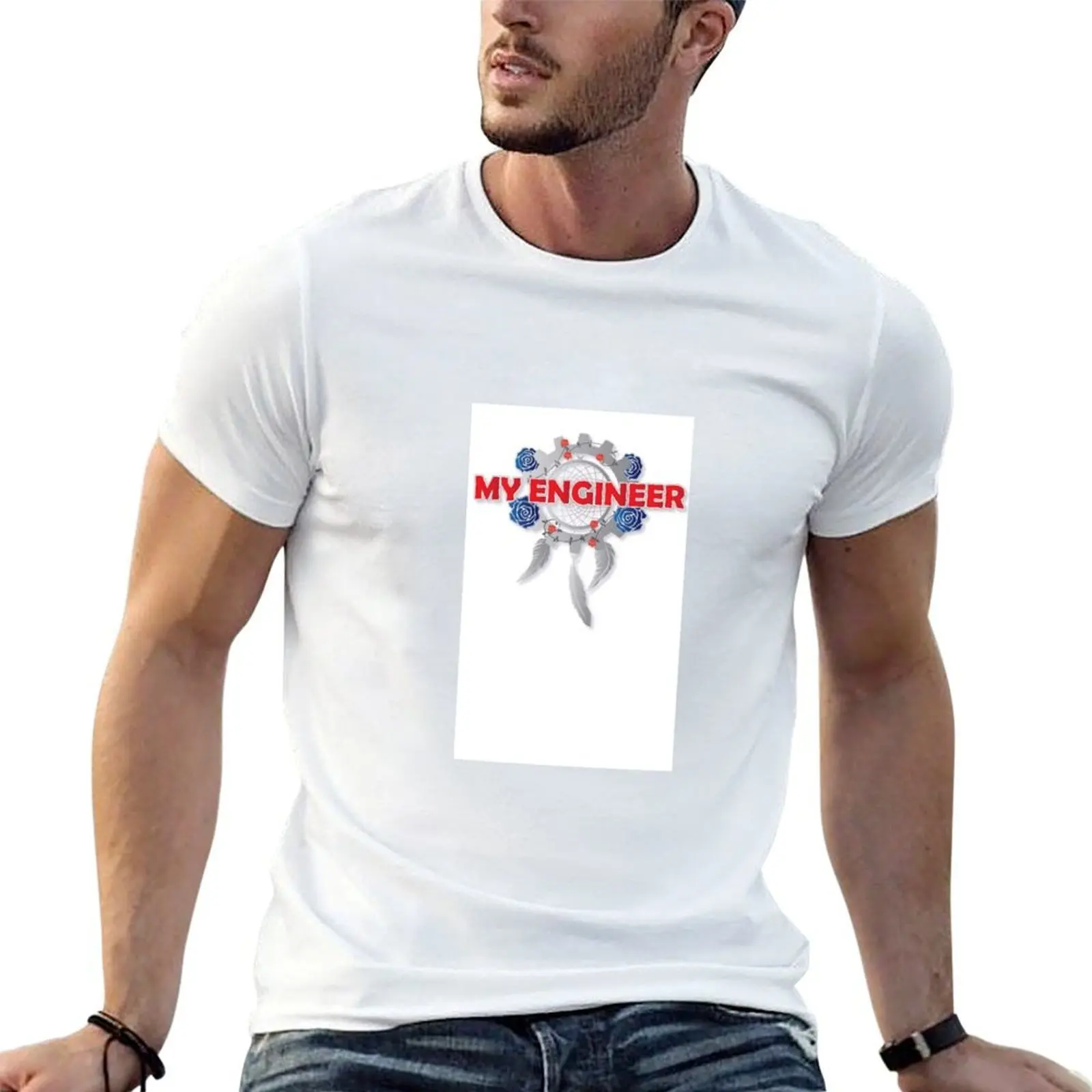 My Engineer T-Shirt cotton t shirt pack graphic t shirts for man black cotton t-shirt plain for man package T-shirt