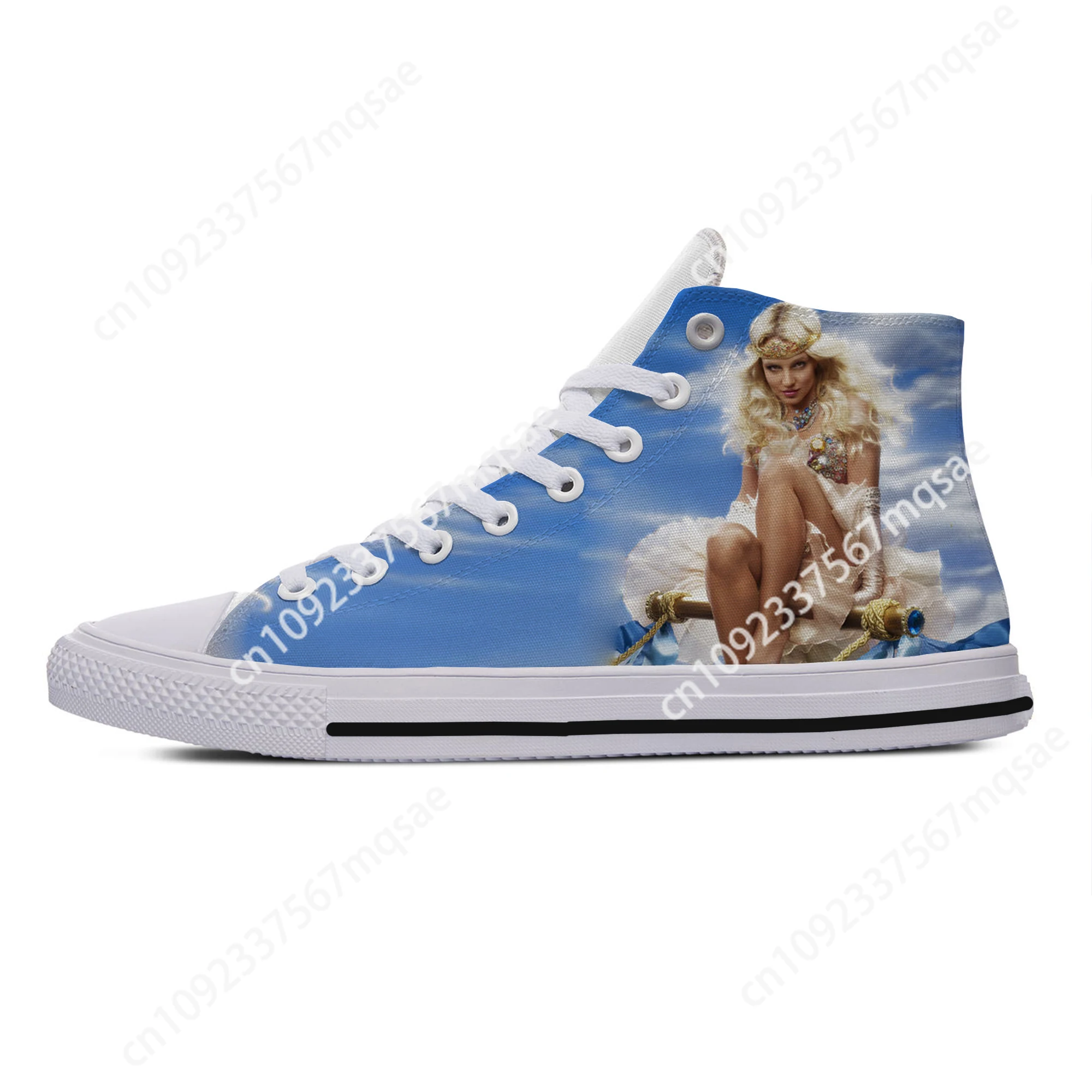 Hot Cool Fashion Pop Funny Summer High Quality Sneakers Handiness Casual Shoes Mężczyźni Kobiety Britney Spears High Top Board Shoes