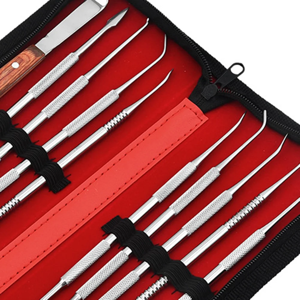 A11I Dental Spatula Plaster Knife Practical Stainless Steel Versatile Teeth Wax Carving Tool Set Wax Modeling Sculpting Tools