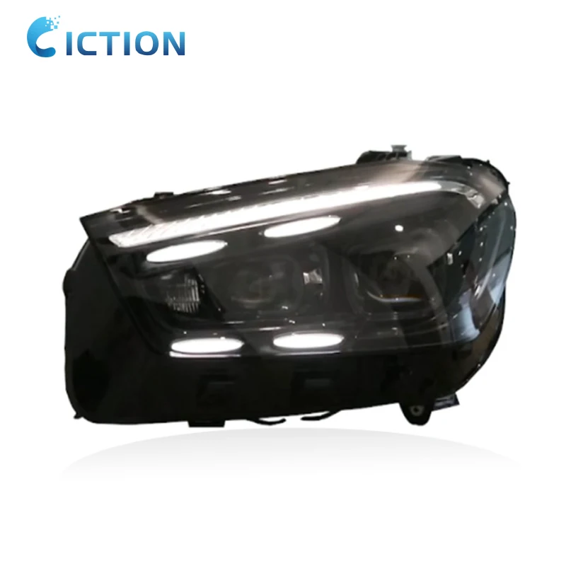 Auto New Style for Mercedes Benz GLE W167 Headlight Assembly 2020-2024 Modified LED Lens Daytime Running Lights Car Accessories