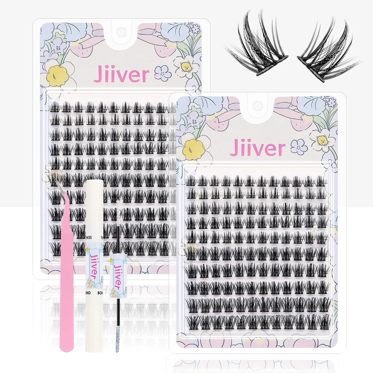 

120pcs DIY Eyelash Clusters Waterproof false eyelashes Natural Fake Eyelashes Lash Clusters Manga Lashes Newbie Daily Eyelashes