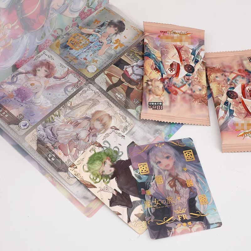 Juego de cartas de colección de diosa, libro de cartas de princesa hermosa, chica de dibujos animados, ZR Anime, Colección rara