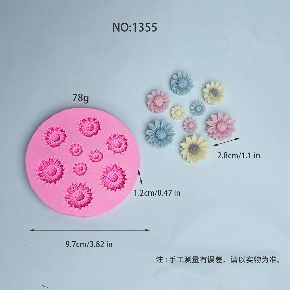 Daisy Chrysanthemum Flower Silicone Mold Baking Molds Fondant Cake Decorating Tools Rose Candy Resin Clay Chocolate Moulds