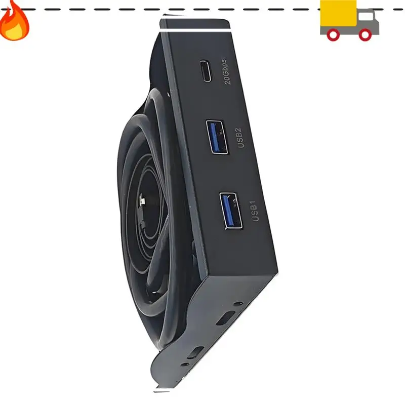 

USB3.2 GEN2 TYPE-C 3.5-Inch Floppy Front Panel 2 Port USB3.2 + 1 Port USB3.2 Type-C 20Gbps For 3.5 Inch Floppy Drive Bay
