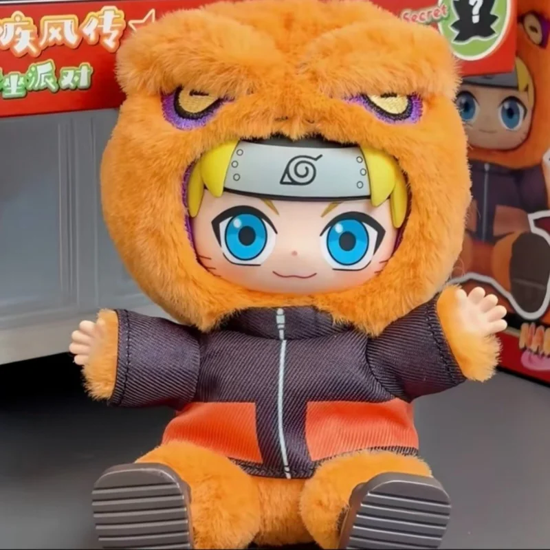 Eaki Naruto Series V2 Cute Beast Party Blind Box Vinyl Doll Keychain Ornament Mystery Holiday Gift Toy Trendy Collectible