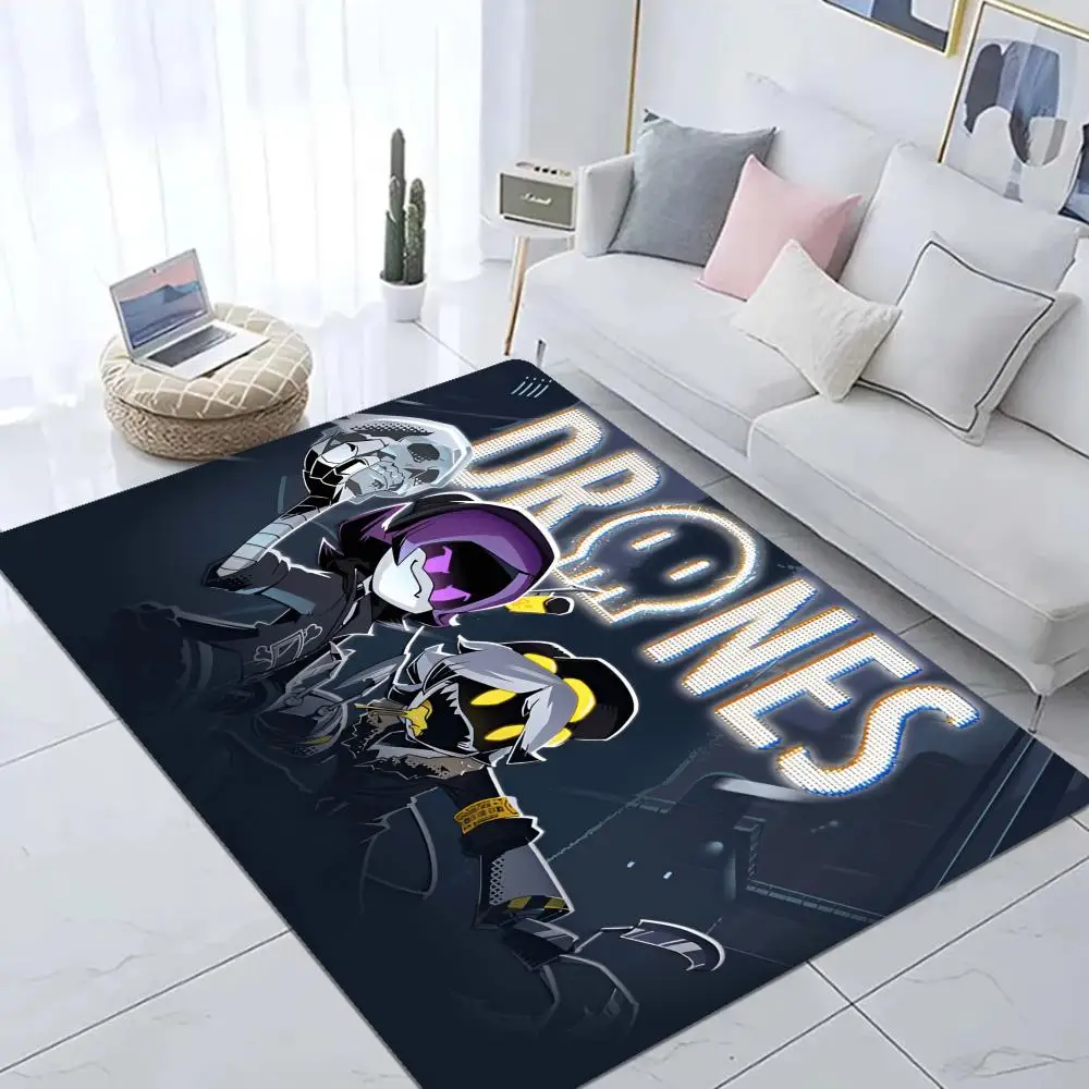 M-Murder Drones Floor Mat Bathroom Mat Kids Room Bedroom Decoration Balcony Anti-Slip Doormat Living Room Welcome Rug