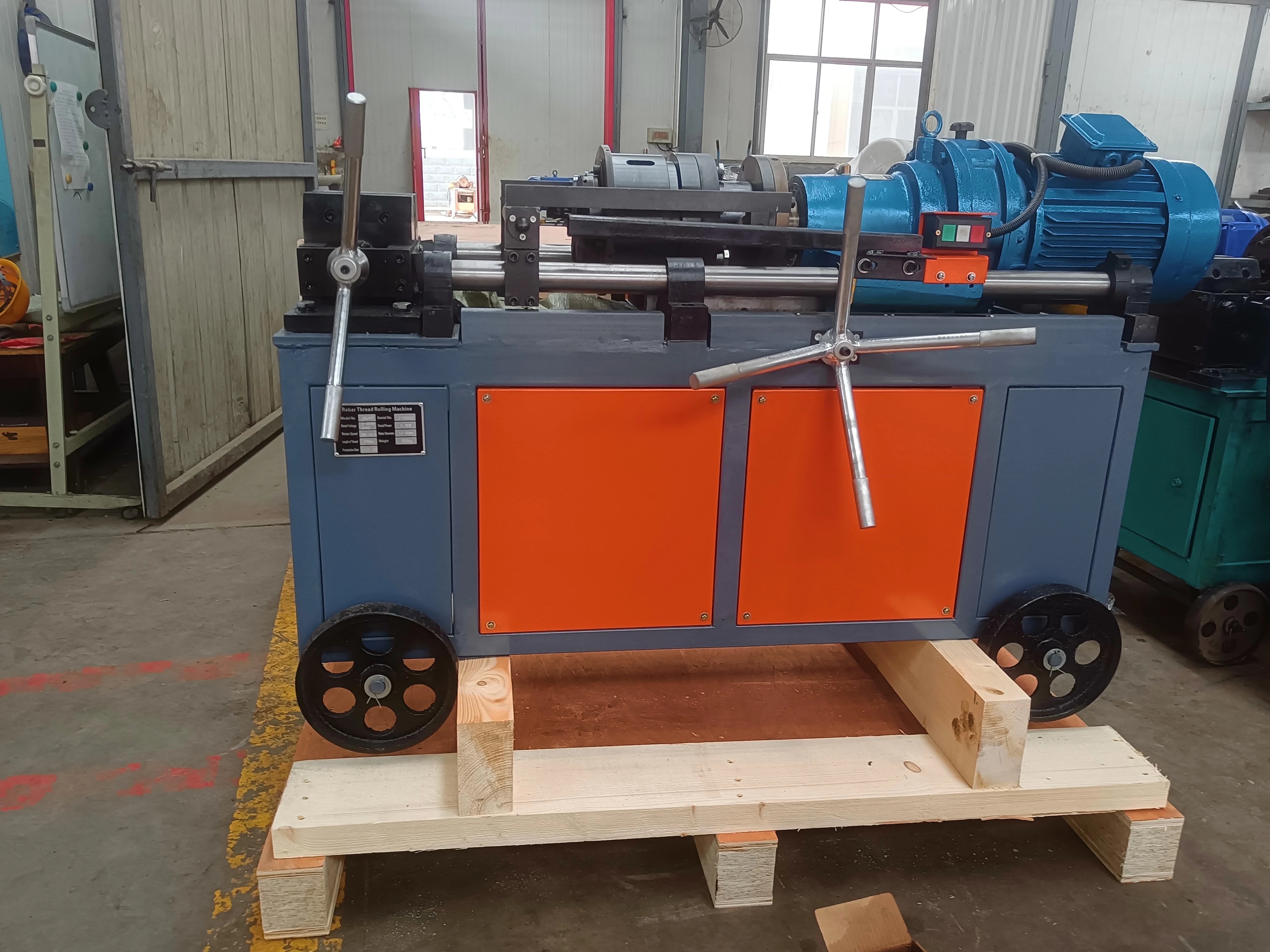 16-50mm Processing Range Rebar Thread Rolling Machine Automatic Steel Bar Threading Machine For Building Rebar