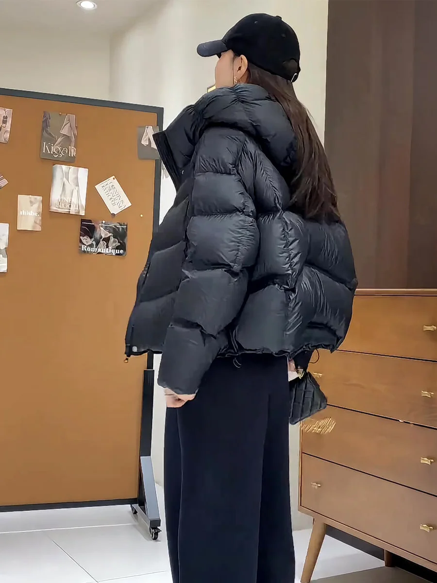 เสื้อโค้ทกันหนาวผู้หญิงแบบมีฮู้ด แบรนด์ Bla ort Puffer รุ่น Thiened  บุขนเป็ด  ซิป  ใส่สบาย  รับประกันความอบอุ่น