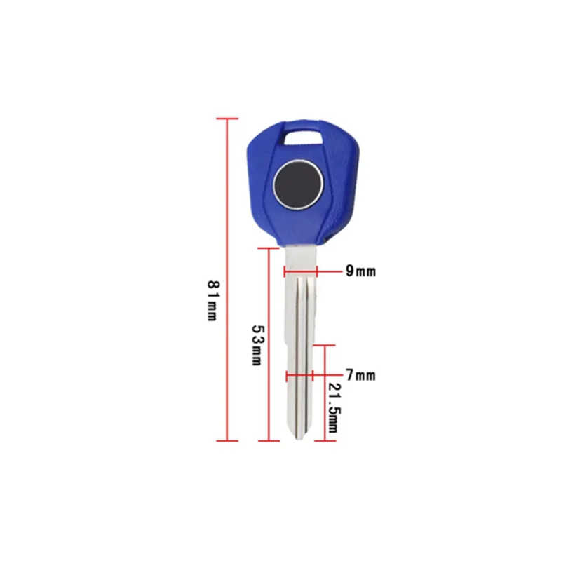 12Pcs Motorcycle Blank Key Uncut Blade For Honda CBR250R CBR250RR CB500F CB500X VTR250 CB250 CB400 CB600 CB900 CB1300 CBR600