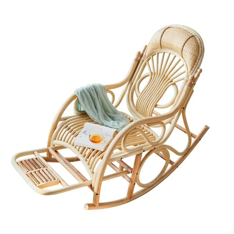 n Rocking Chair Indonesian True  Lazy Balcony Single Leisure  Reclining