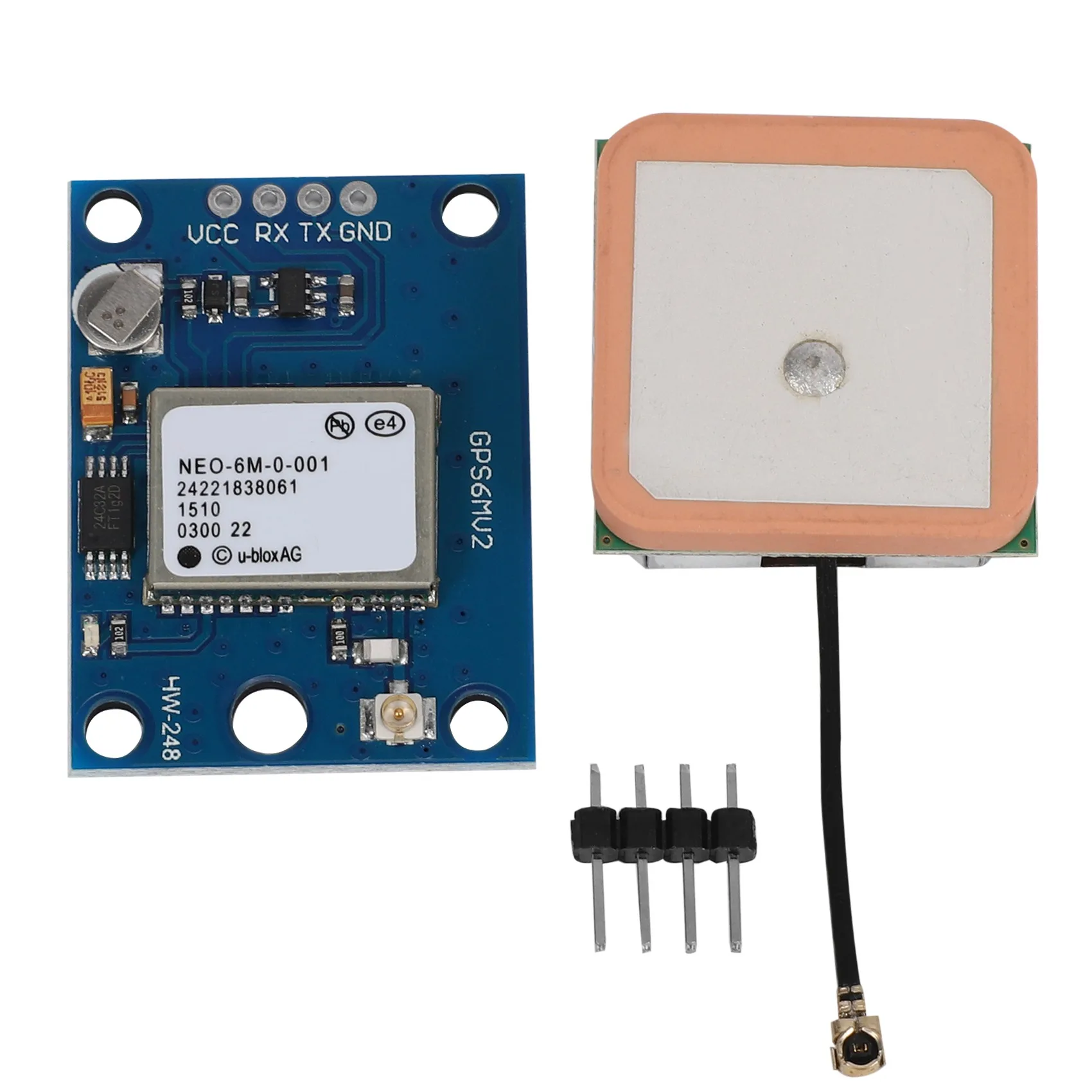 GY-NEO-6MV2 NEO-6M GPS Module with Flight Control EEPROM MWC APM2.5 Large Antenna