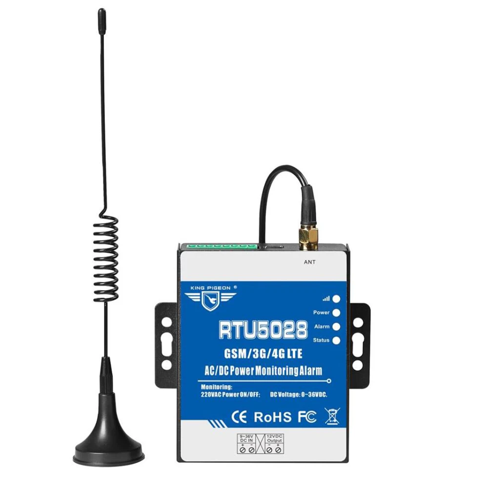 RTU5028 GSM 3G 4G SMS Power Failure/Recover Alarm Voltage Status Monitoring Alert Supports Modbus TCP