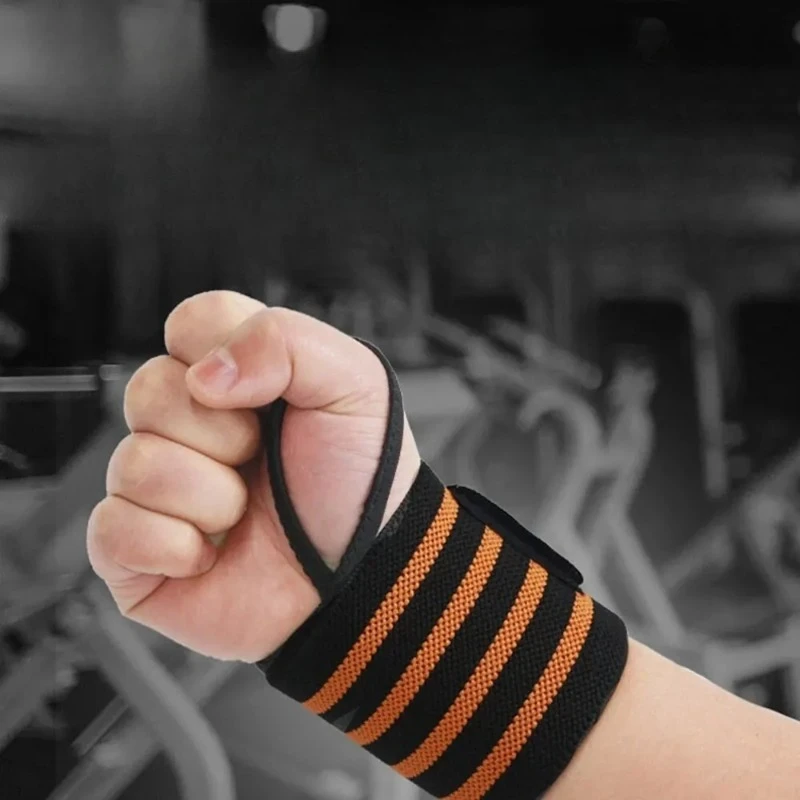 Fitness Wristband Weight Lifting Gym Cross Training 1pcs Fitness Padded Thumb Brace Strap Power Hand Support Bar Wristband