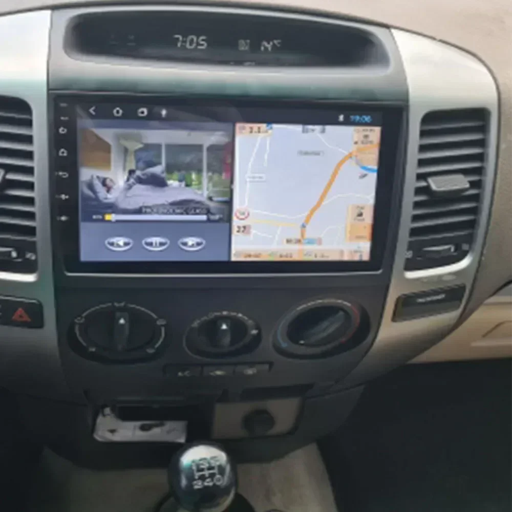 2 Din Android 13 Car Stereo Radio DVD GPS Multimedia Video Player 5G WiFi Camera DSP Carplay For Toyota Prado 120 2004 - 2009