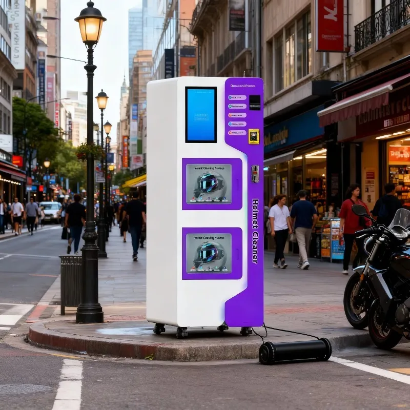 Energy Saving Helmet Washing Machine Low Power Consumption Water Saving Structure Reduce Operating Cost For Long Term Use