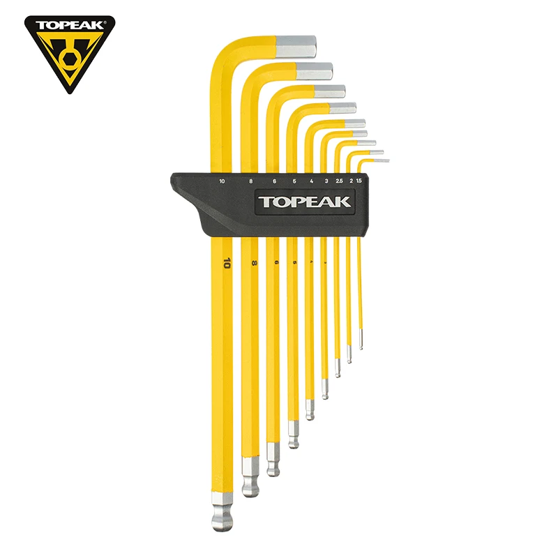 

Набор из 9 шт., портативный велосипедный ключ, шестигранный ключ, шестигранный гаечный ключ, плоский шариковый конец 1,5/2/2,5/3/4/5/6/8/10 мм, инструмент для ремонта шоссейного велосипеда MTB