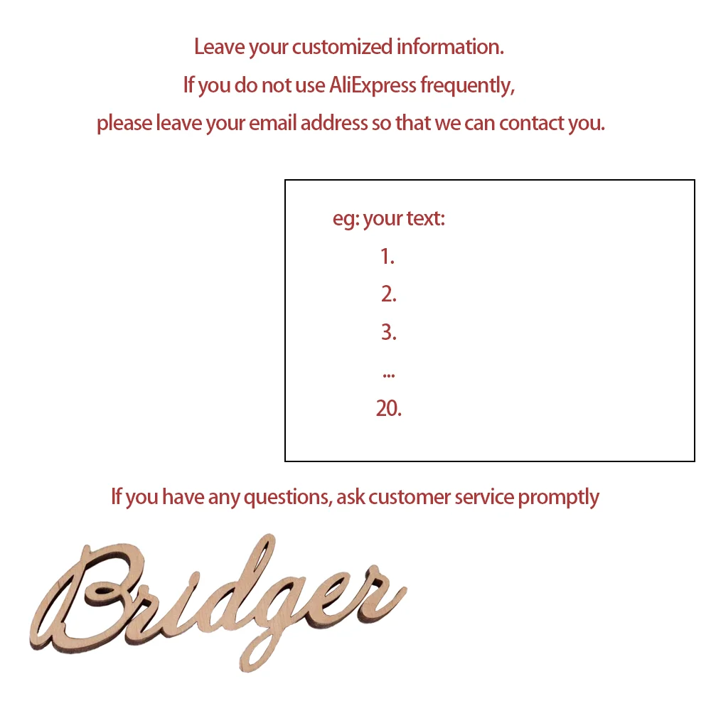Personalized wooden name place cards Guest names setting Dinner place cards Laser cut Custom wooden tags Seating chart - view 5
