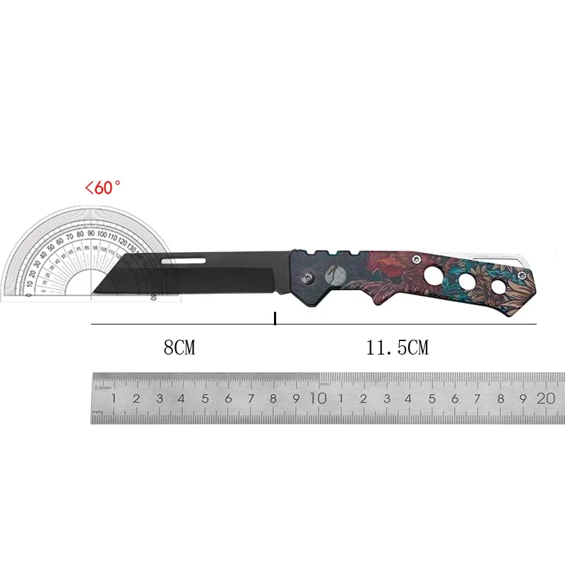 2024 new 1pc  Folding Sharp Knife，Portable Fruit Knife Mini Pocket Knife