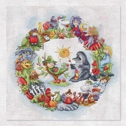 12641 Cross Stitch Kits Sets For Embroidery Cross-stitch Cross Stitch Complete Kit Stich Cross Stitch Set Needle Arts & Craft