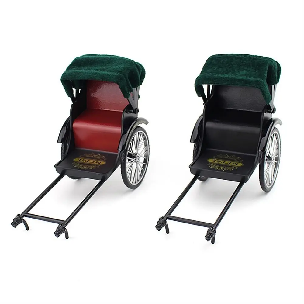 

Vintage Classic Tricycle Model Metal Diecast Miniature Model Simulation Tricycle Alloy Model Three Wheeled Bike Miniature Model