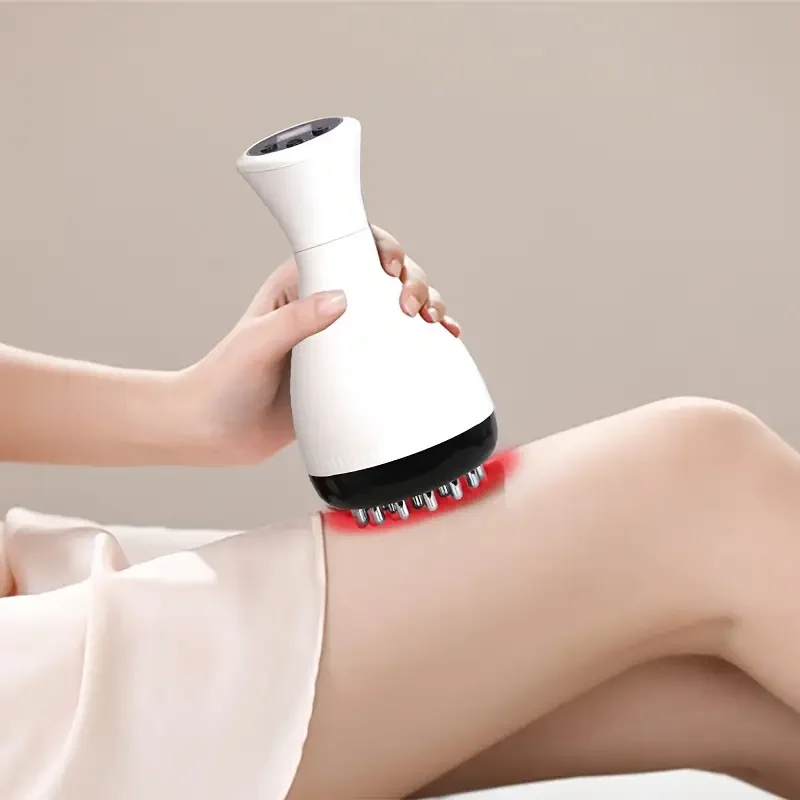 

Портативная электрическая щетка для меридианов USB, массажер-скребок с умным контролем температуры, подходит для ног/плеч/шеи/живота