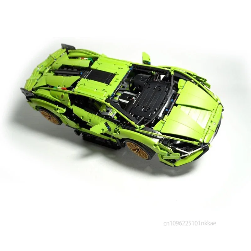 Novo suporte técnico personalizado para carro, para 42096 42115 42125 42143 42083 escala 1:8 e 1:10, blocos de construção, suporte diy, tijolos, brinquedo de presente