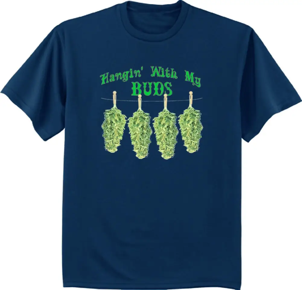 Stoner shirts for men Hangin' Buds