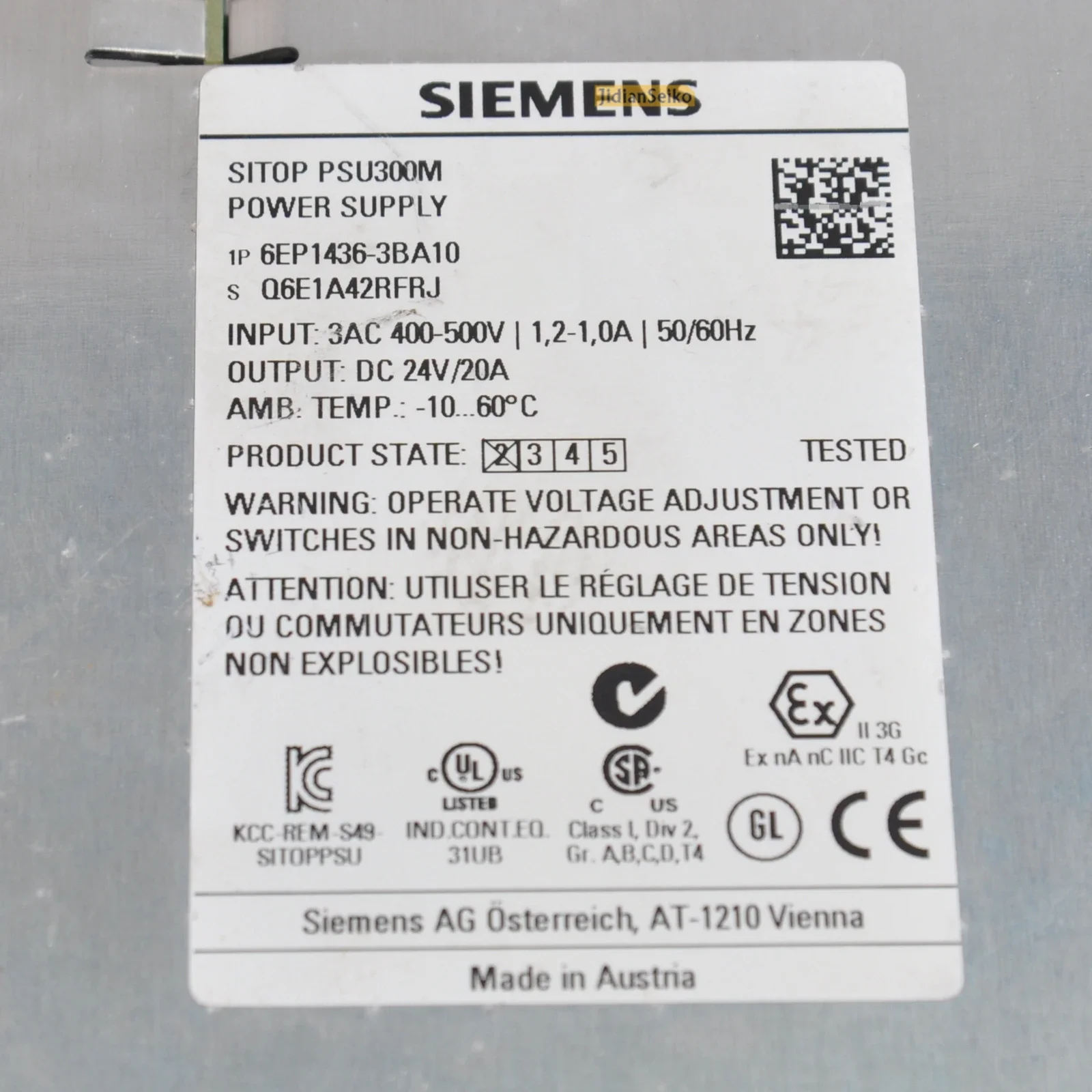 SITOP – alimentation à découpage PSU300M