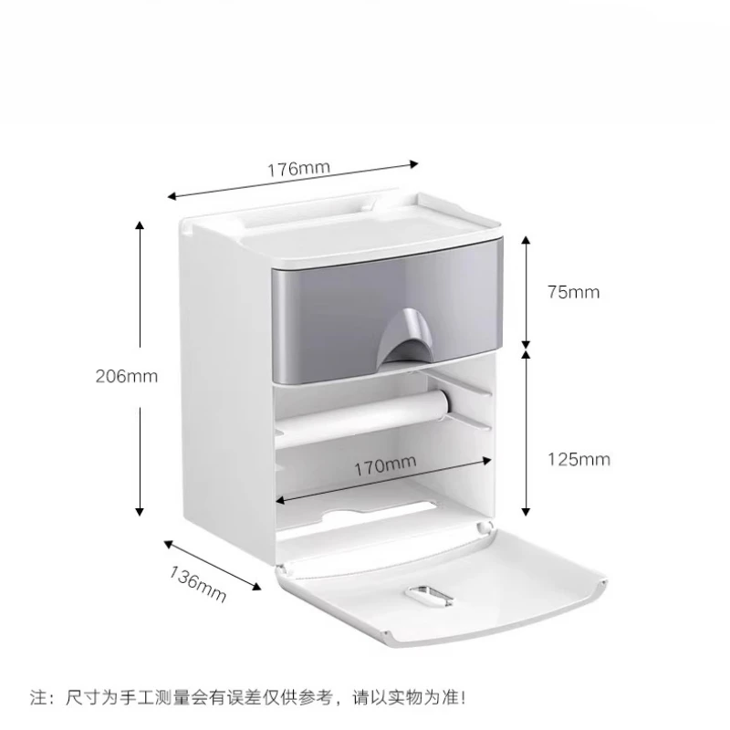 Simplicity Dustproof Tissue Boxes Hotel Cotton Pads Napkin Nordic Tissue Boxes Wet Wipes Plastic Storage Бумажные Салфетки MHZJH 6