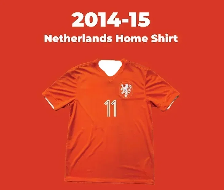 

2024 Netherlands Jersey Van Dijk De Jong Football Jersey National Team Home Men's Quick-drying T-shirt