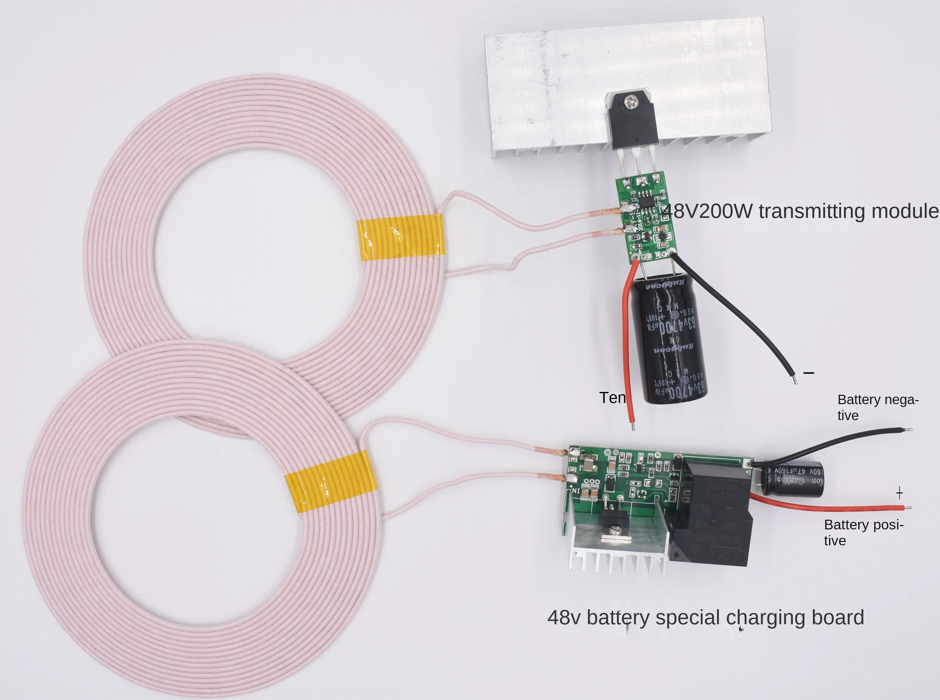 

200W 48V Power Supply 48V Output High Power Wireless Charging Wireless Power Supply Module