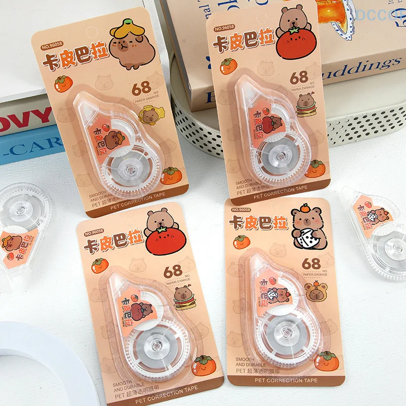 Cute Cartoon Durable Capybara Correction Tape Portable Large Capacity Correction Tape School Supplies Student Stationery