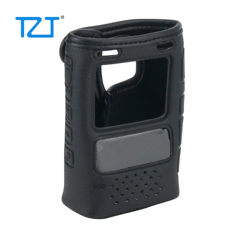 TZT YAESU SHC-40 Original Walkie Talkie Case Soft Walkie Talkie Holder Artificial Leather For FT5DR