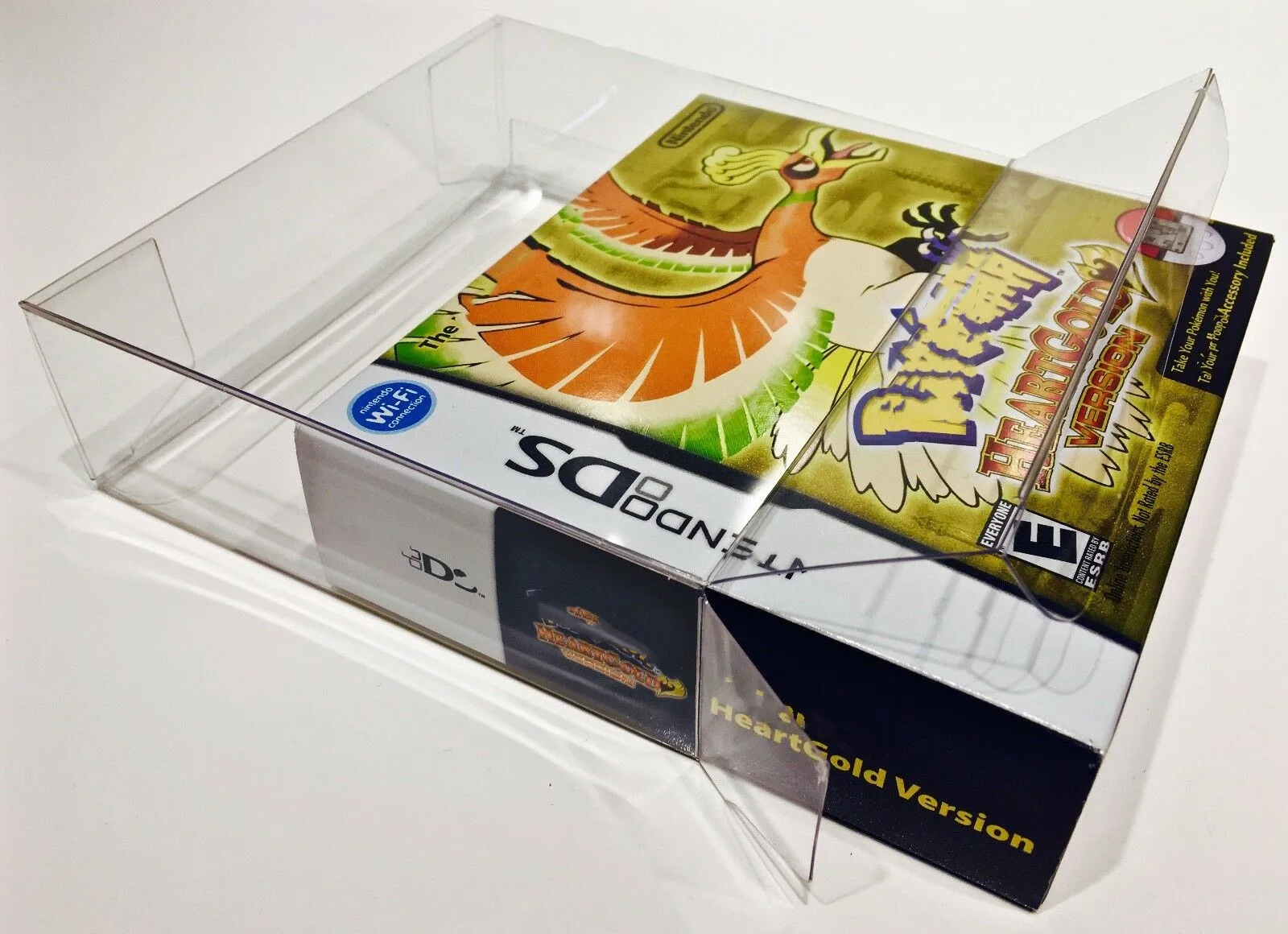 1 коробка защитный чехол для Nintendo DS с изображением покемона сердцебиения золотого/серебряного цвета