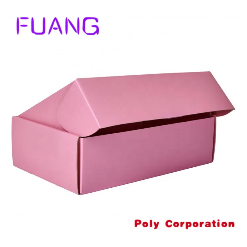 Custom Factory Cheap Custom Logo Printed Recycled Cardboard Boxes for clothing Eco Friendly Corrugated Capacking box for small