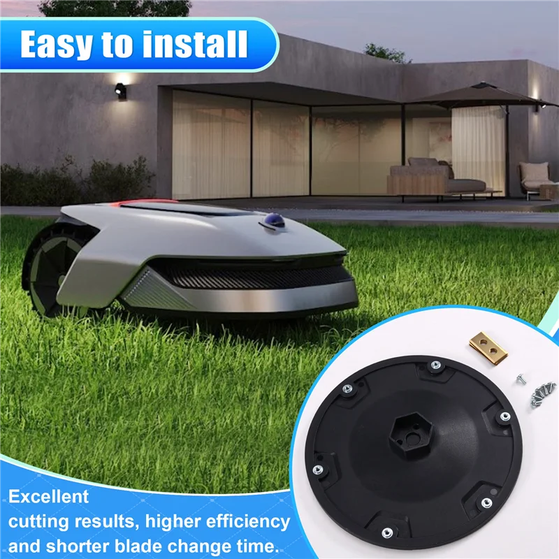 

AT21-Robotic Lawnmower Tuning Blade Disc RSDRA-01 For Dreame A1, 6 Blade Lawn Mower Plate, Mower Accessories