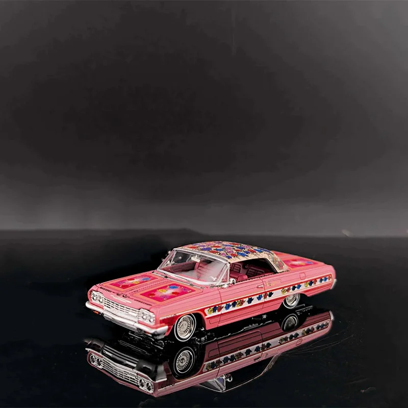 FW Diecast 1:64 Scale Impala Lowrider Alloy Simulation Car Model Collection Ornaments Holiday Gift Display