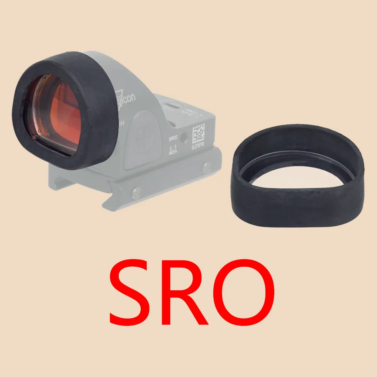 Tactical Weapon Flashlight Red Dot Sight Scope Protector Cover For SureFire M300 M600 X300 X400 Trijicon MRO SRO Lens Guard