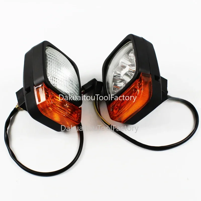 

Forklift front combination headlights, headlights + turn signals for 12V 2 3 3.5T