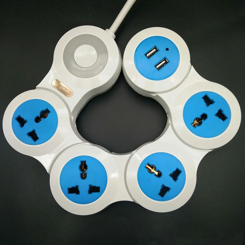 مقابس المنافذ الكهربائية العالمية ، مقبس حماية من الاندفاع ، كابل تمديد USB ، توفير المساحة ، عملي ، المنزل والمكتب ، m
