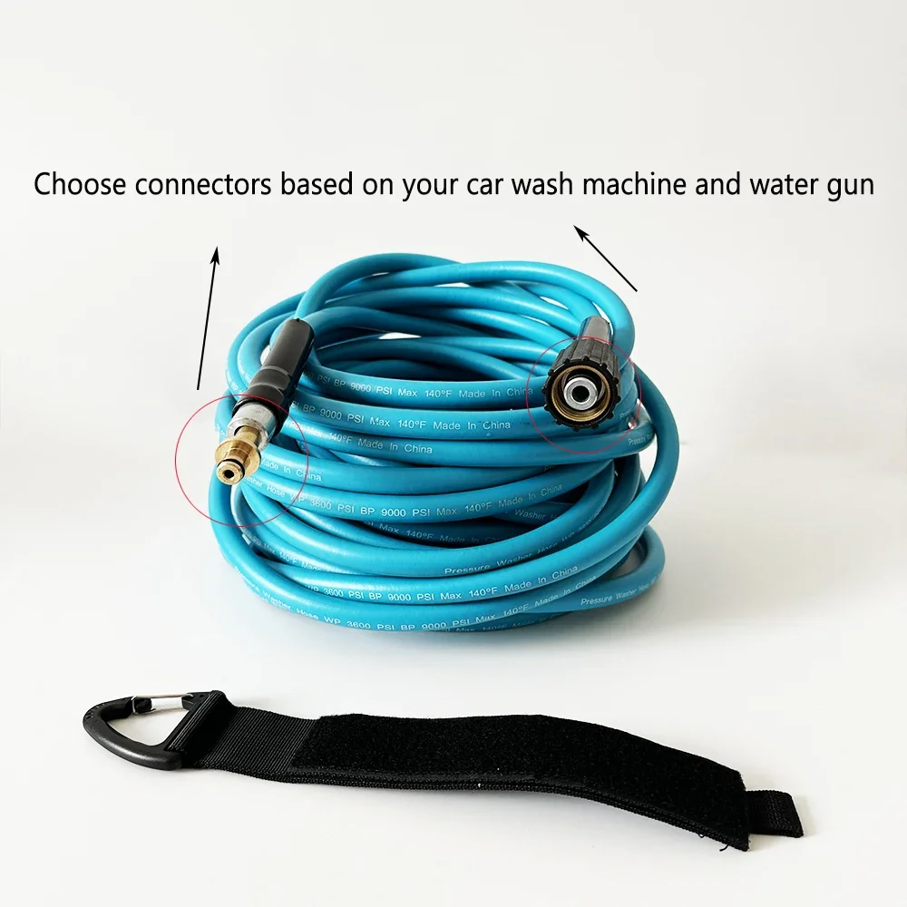 0.5~30M With Extension Joint Connect High Pressure Wash Gun Machine Hose Flexible Cleaning Hose for Karcher Bosch Black & Decker