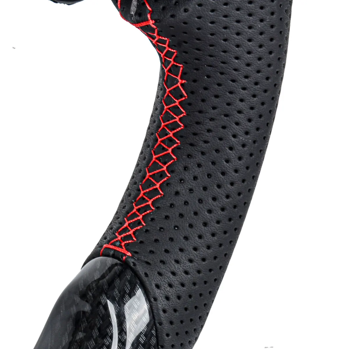 Carbon Fiber Steering Wheel For Toyota GR86 For Subaru BRZ 2017-2024 Perforated Leather Car Steering Wheel Car Accessories