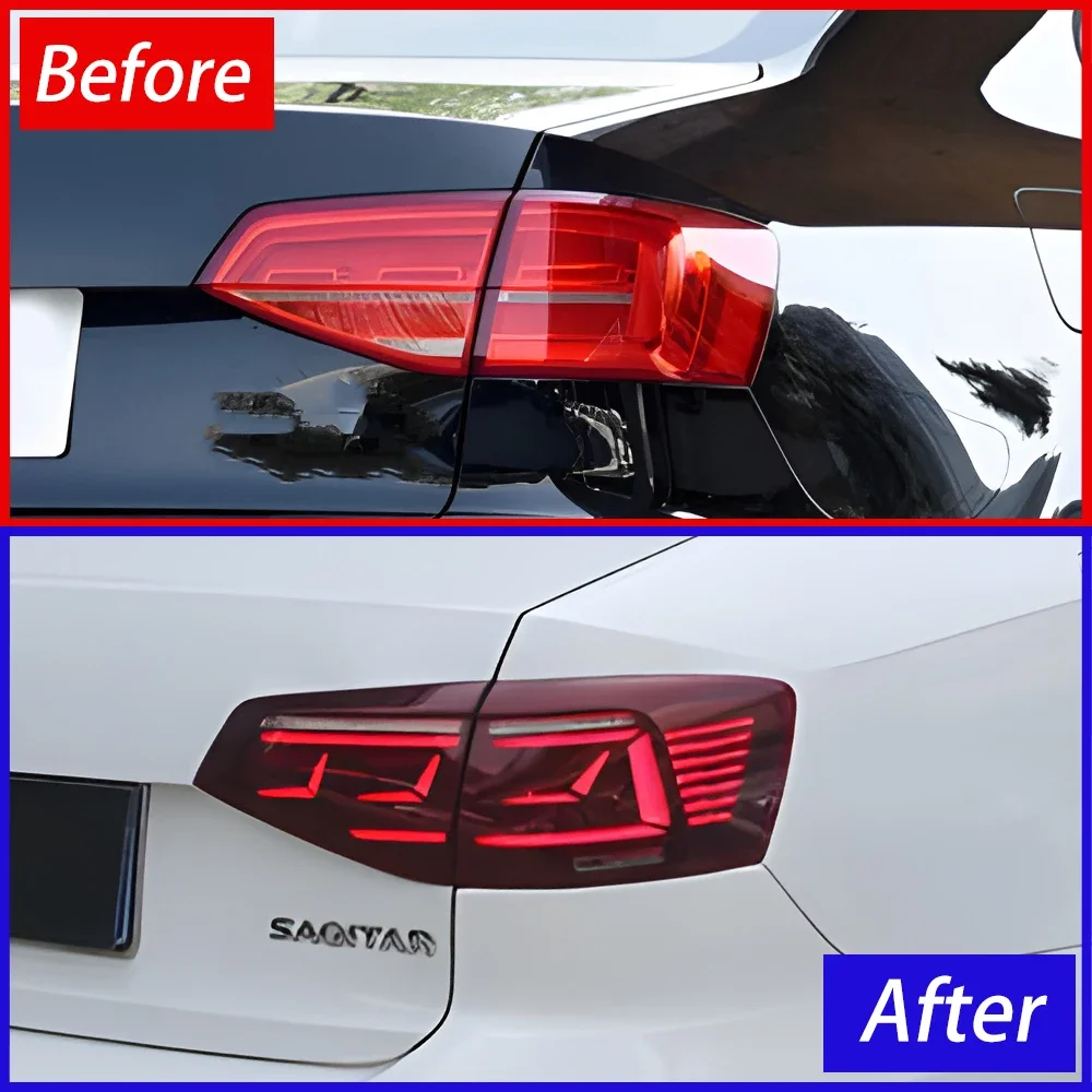 For 2015-2018 Jetta Mk6 Sagitar Auto Rear Lamp Assembly Upgrade Magotan B8 Design LED Dynamic Turn Car Tail lights Accessories