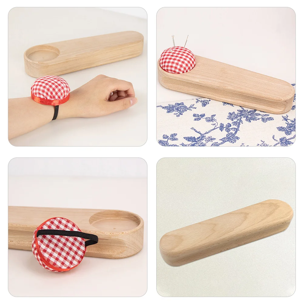 Clapet de tailleur, outil de pressage de Quilting de couture en bois, clapet d'aplatissement de couture robuste avec coussin d'épingle, couture domestique