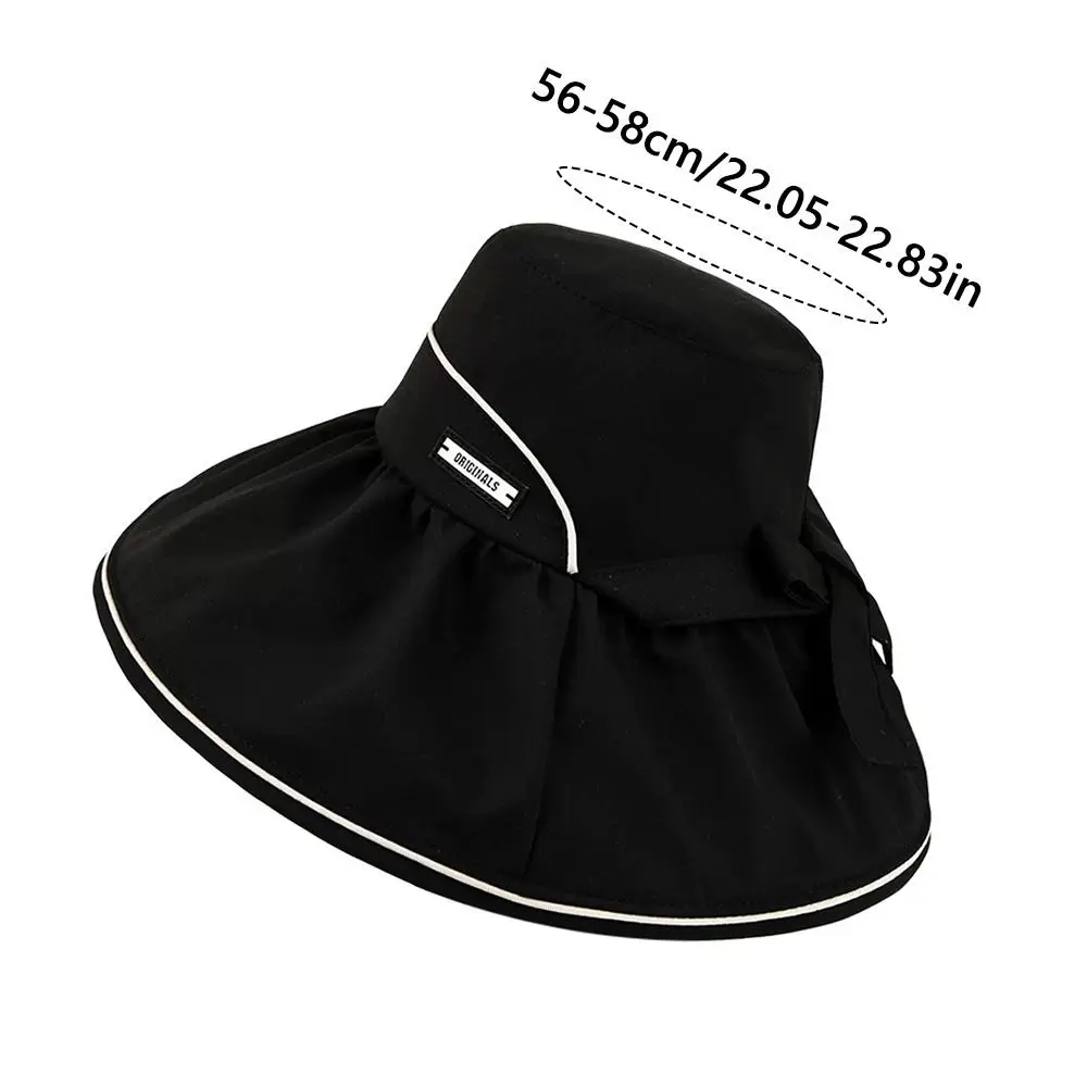 أزياء كبيرة حافة دلو قبعة الجوف القوس بنما القبعات الأشعة فوق البنفسجية حماية تنفس قبعة الصياد الصيف