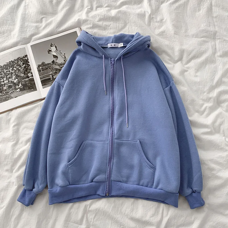 2021 new korean fashion hoodies womens winter tops casual Girls cute Bigh sweatshirt women anime hoodie female Lady Vy0819