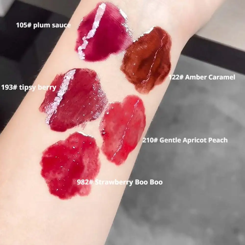 CAPPUVINI Hongo Espejo Transparente Brillo de Labios Hidratante Maquillaje de Agua Luz