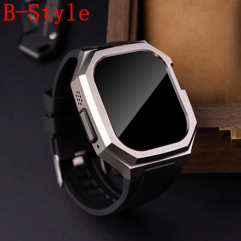 غطاء حزام ناعم لساعة أبل الترا باند 1 2 3 49 مللي متر حافظة ل iwatch Ultra 3 حالات حزام الساعات أساور رياضية من السيليكون كوريا