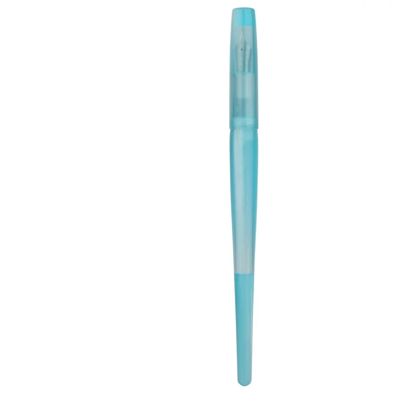 Imagem -06 - Penbbs 267 Cores da Sorte Caneta Tinteiro Longa Pequena Cauda Acrílico Irídio f Nib 0.5 mm Padrão Transparente Escritório Caneta de Tinta Papelaria